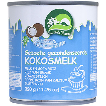 Nature's Charm Leche de coco condensada azucarada 320g