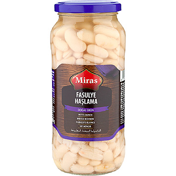 Miras Cooked white beans 540g