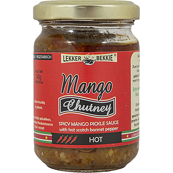 Lekker Bekkie Mango chutney 145g