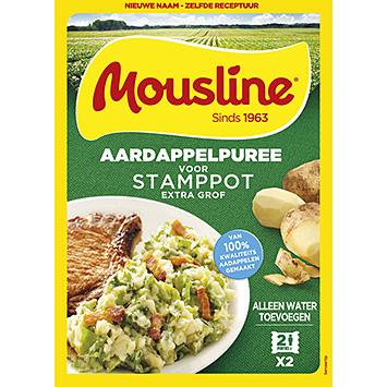 Mousline Aardappelpuree voor stamppot extra grof 230g