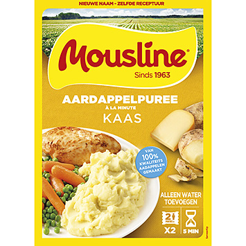 Mousline Aardappelpuree kaas 160g