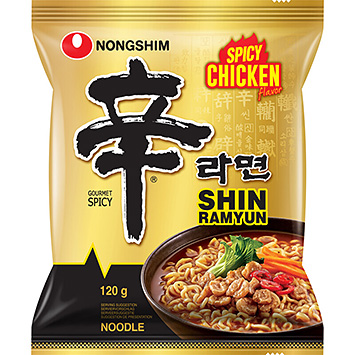 Nongshim Shin ramyun spicy chicken noodles 120g