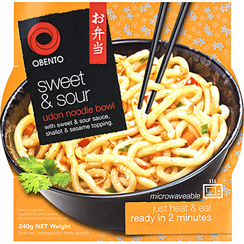 Obento Sweet & sour udon noodle bowl 240g