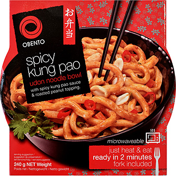 Obento Spicy kung pao udon noodle bowl 240g