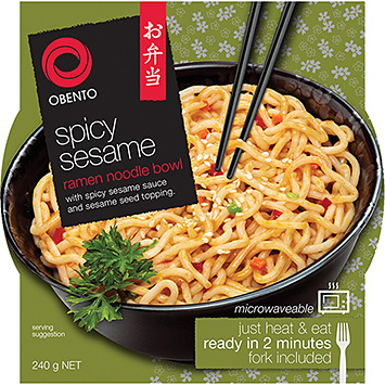 Obento Spicy sesame ramen noodle bowl 240g