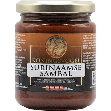 Koningsvogel Surinamisches Sambal 280g