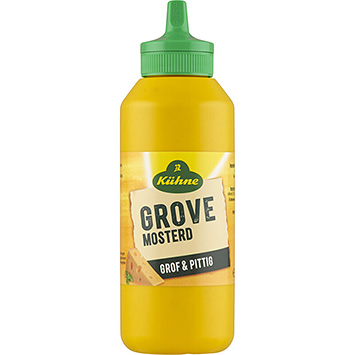 Kühne Coarse mustard coarse & spicy 255g