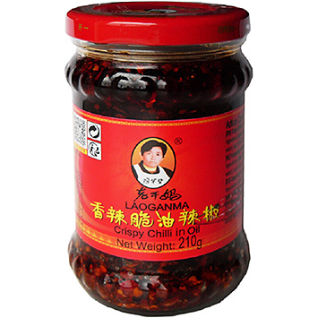 Old Mother Crispy chilli in oil 210g