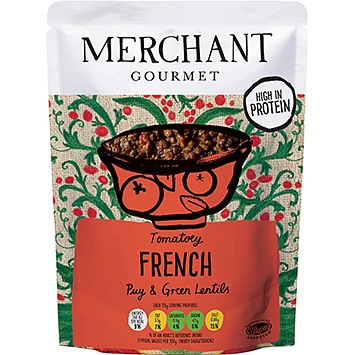 Merchant Gourmet Tomatoey French puy & green lentils 250g
