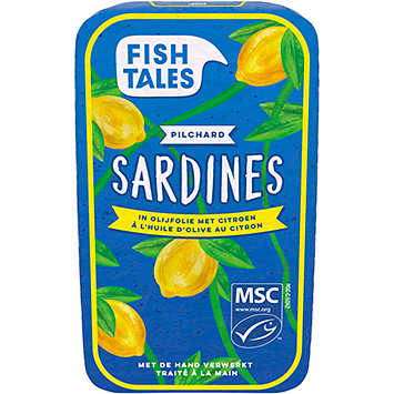 Fish Tales Sardines in olive oil with lemon 120g