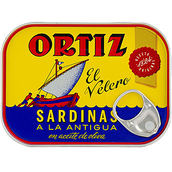 Ortiz Sardiner snackburk 140g