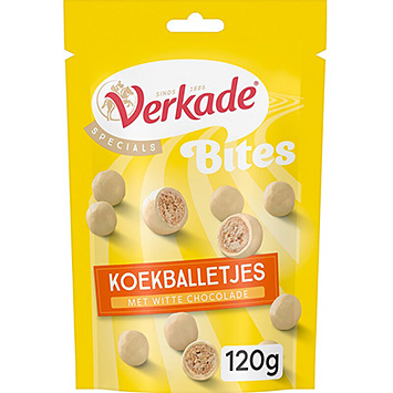 Verkade Bites Keksbällchen mit weißer Schokolade 120g