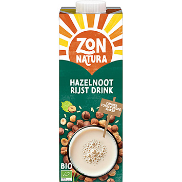 Zonnatura Hazelnoot rijst drink 1000ml