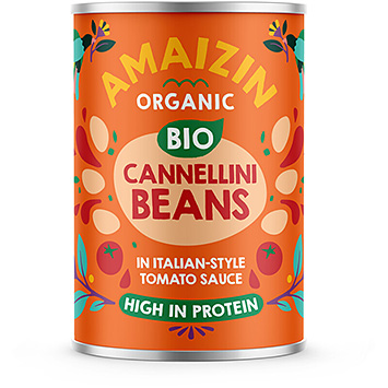 Amaizin Cannellini bonen in tomatensaus 400g