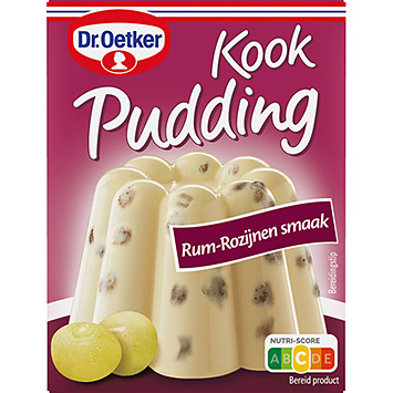 Dr. Oetker Kookpudding rum-rozijnen smaak 93g