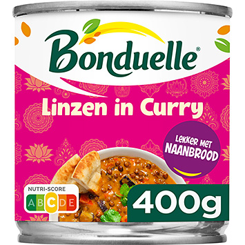 Bonduelle Linzen in curry 400g