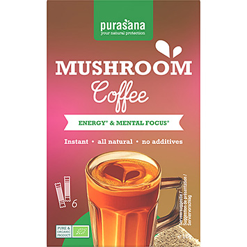 Purasana Pilzkaffee Instantkaffee 18g