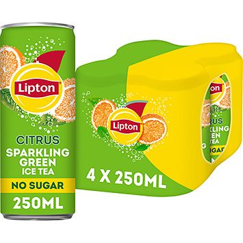 Lipton Ice tea green citrus sparkling 4-pack 1000ml