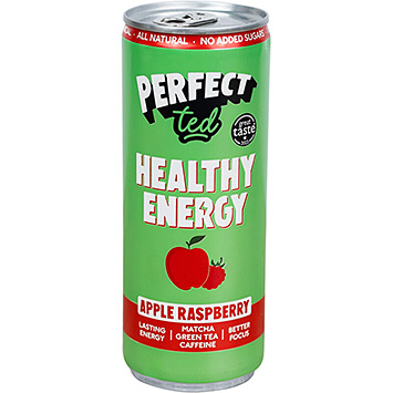 Perfect Ted Matcha green tea energy apple raspberry 250ml