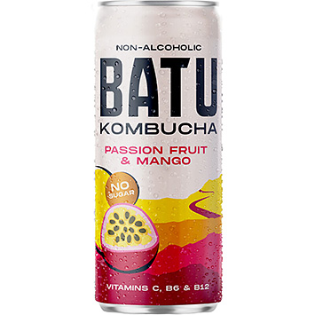 Batu Kombucha mit Passionsfrucht und Mango 250ml