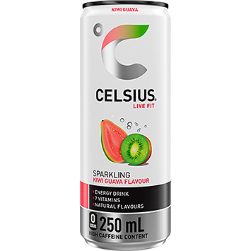 Celsius Spritziger Kiwi-Guave-Geschmack 250ml