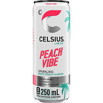 Celsius Funkelnde Pfirsich-Atmosphäre 250ml