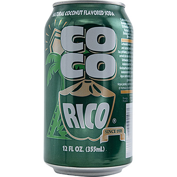 Coco Rico Natural coconut flavored soda 335ml