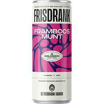 De Frisdrank Fabriek Himbeer-Minze 250ml