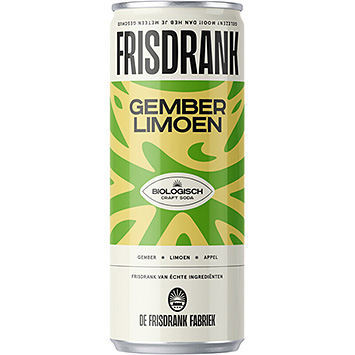 De Frisdrank Fabriek Ingwer-Limette 250ml