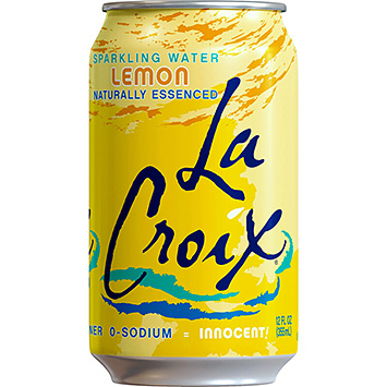 La Croix Sparkling water lemon 355ml