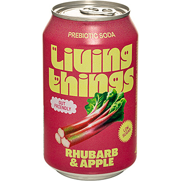 Living Things Rhubarb & apple 330ml