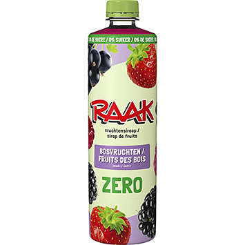 Raak Skogsfruktssirap noll socker 750ml