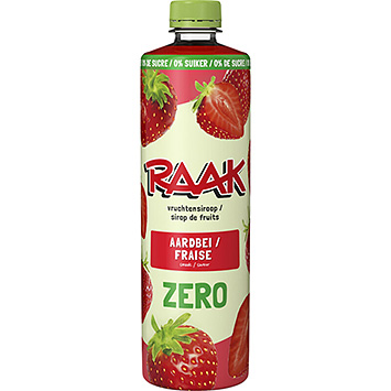 Raak Erdbeersirup ohne Zucker 750ml