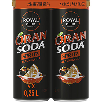Royal Club Oransoda Spritz 4er-Packung 1000ml