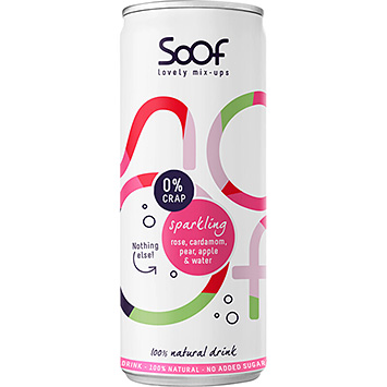 Soof Mousserande ros, kardemumma, päronäpple 250ml