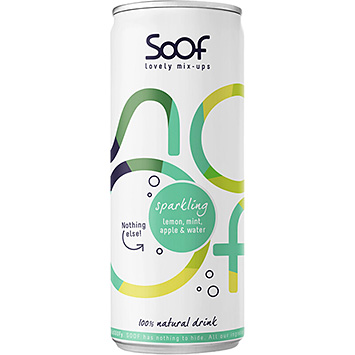 Soof Sparkling lemon, mint & apple 250ml