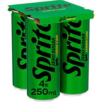 Sprite Zero sugar lemon-lime 4-pack 1000ml