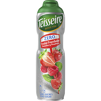 Teisseire Zero strawberry raspberry syrup 600ml