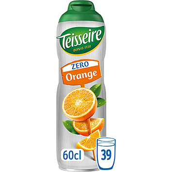 Teisseire Sciroppo d'arancia Zero 600ml