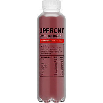 Upfront Protein-Limonade mit Granatapfel und Holunderblüte 500ml