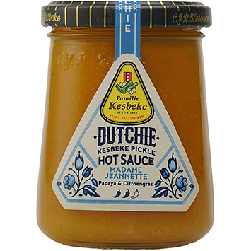 Kesbeke Dutchie scharfe Soße, Madam Jeanet 220g