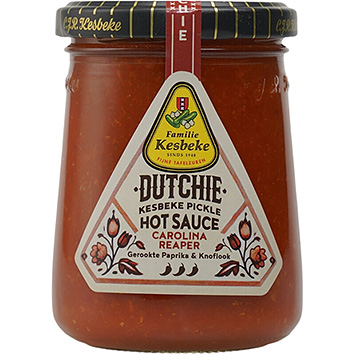 Kesbeke Dutchie Hot Sauce Carolina Reaper 220g