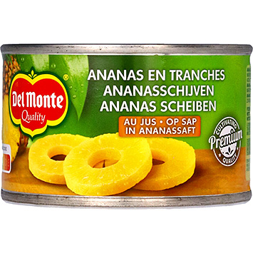 Del Monte Pineapple slices in juice 220g