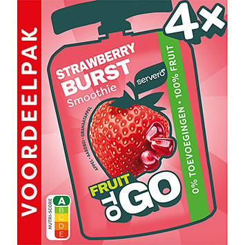 Servero Fruit to go Erdbeer-Vorteilspackung 400g