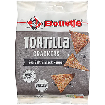 Bolletje Tortillachips havsalt sort peber 150g