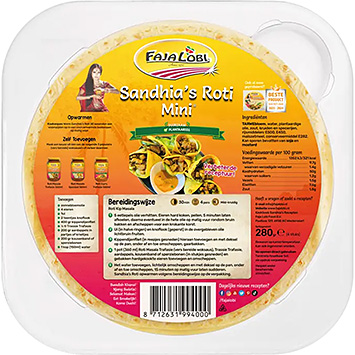 Faja Lobi Sandhias roti mini 280g