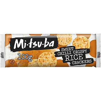 Mitsuba Sweet chili crispy rice crackers 100g