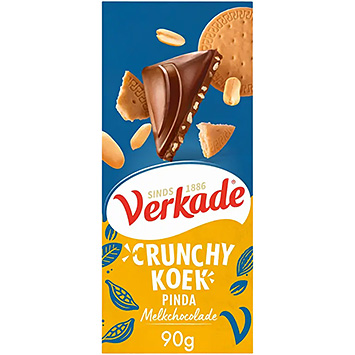 Verkade Specials crunchy koek pinda melk 90g