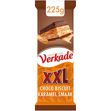 Verkade XXL choco biscuit karamelsmaakvulling 225g