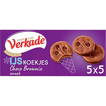 Verkade IJskoekjes chocolade brownie 185g